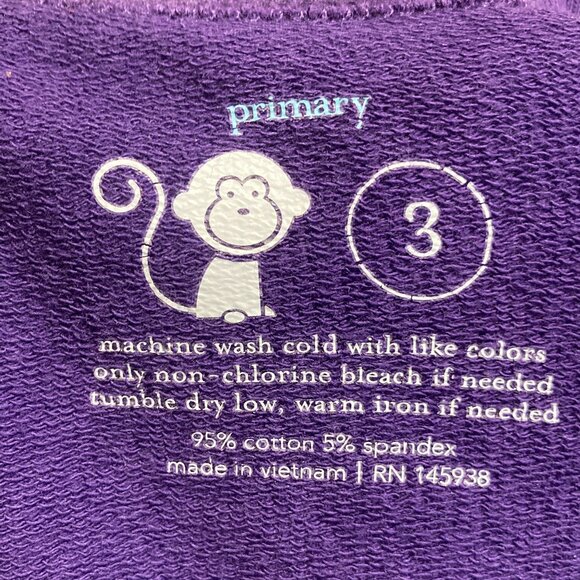 Primary purple sweatshirt/tunic - Picture 3 of 3